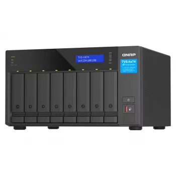 QNAP TVS-h874X NAS tower Intel® Core™ i9 64 GB DDR4 0 TB QuTS hero Black