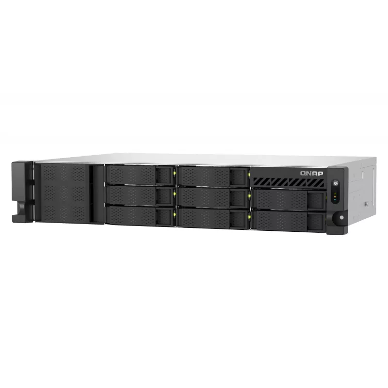 QNAP TS-855EU-8G NAS/opslagserver rack (2U) Intel Atom® C5125 8 GB DDR4 0 TB QuTS hero Black