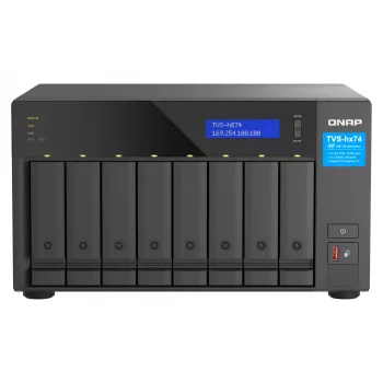 QNAP TVS-H874T-I9-64G NAS/opslagserver tower Intel® Core™ i9 64 GB DDR4 0 TB QNAP QTS zwart