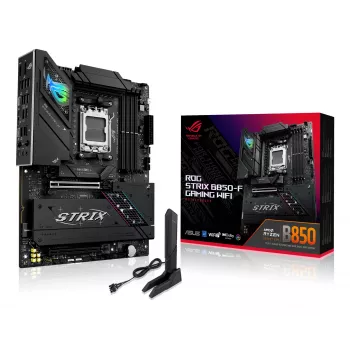 Moederbord ASUS ROG STRIX B850-F GAMING WIFI — AMD B850, socket AM5, ATX, DDR5, 4×M.2, Wi‑Fi 7, 2.5Gb LAN