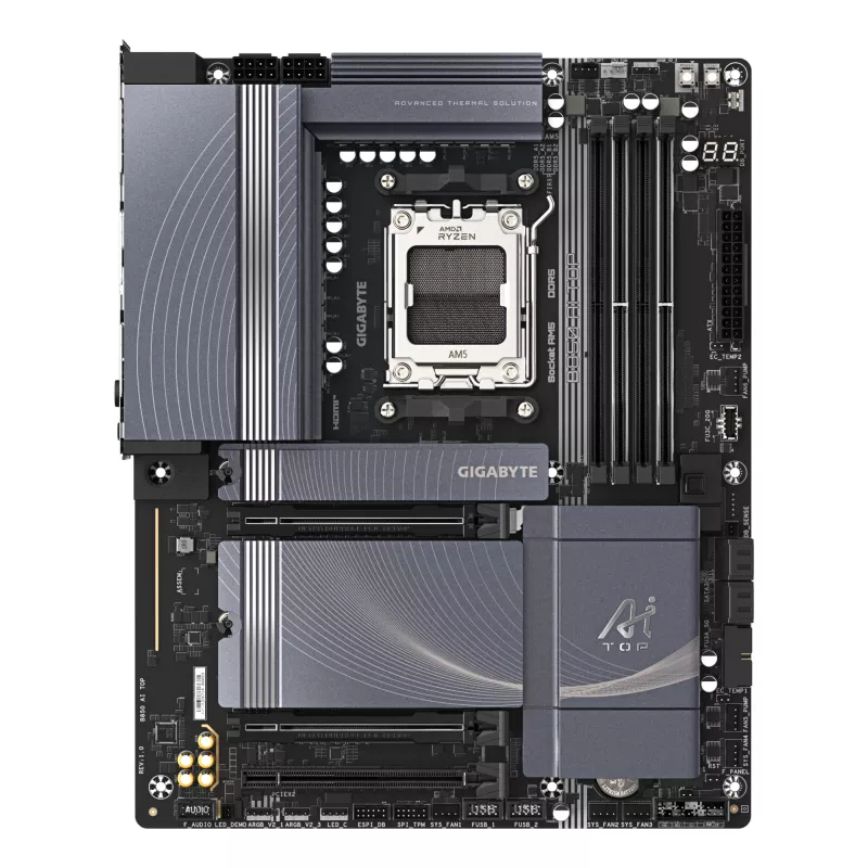 Moederbord GIGABYTE B850 AI TOP, AMD B850, socket AM5, ATX