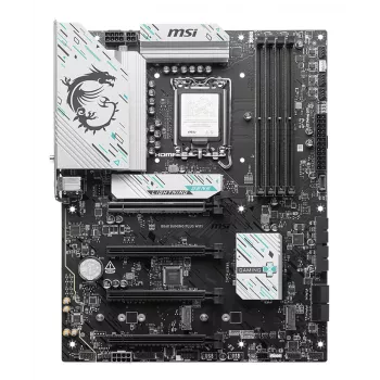 Moederbord MSI B860 GAMING PLUS WIFI — Intel B860, LGA 1851, ATX, DDR5, 4x DIMM, 3x M.2, Wi‑Fi 7, 5GbE