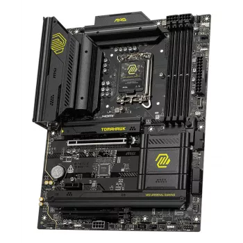 Moederbord MSI MAG B860 TOMAHAWK WIFI — Intel B860, LGA 1851, ATX, DDR5, 4x DIMM, 3x M.2, Wi‑Fi 7, 5GbE