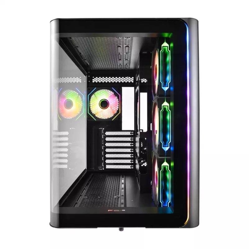FSP M580-BA Behuizing Midi Tower mITX, mATX zwart ARGB