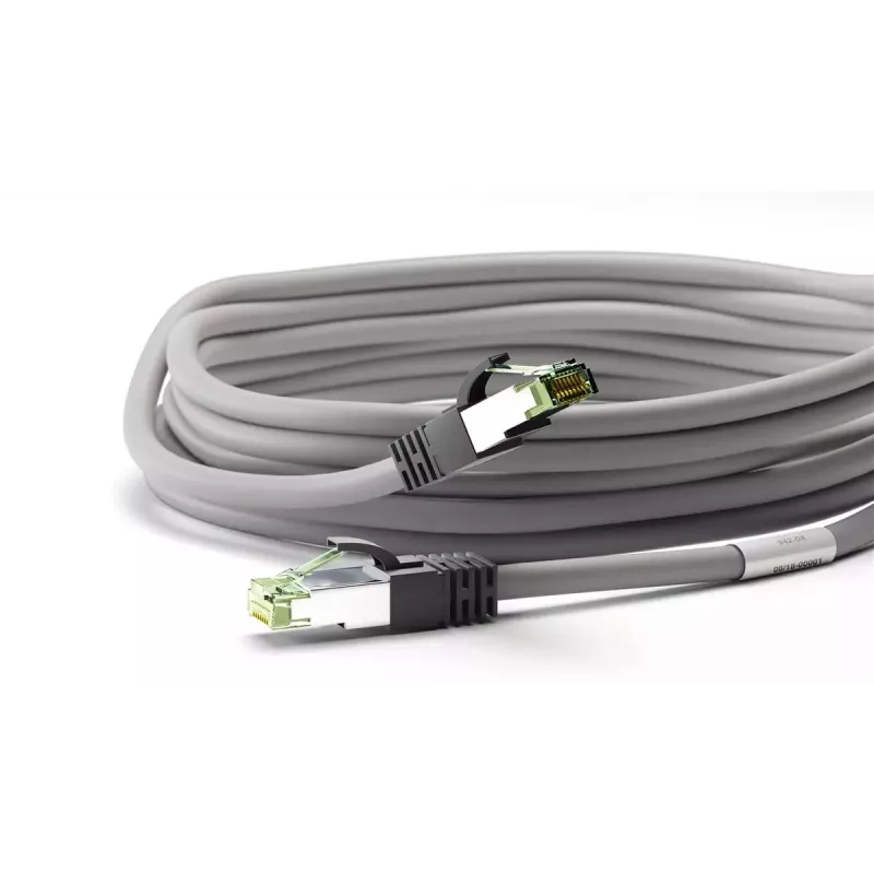 Netwerkkabel Goobay CAT 8.1 Patchkabel RJ-45 Cat8.1 2m grijs