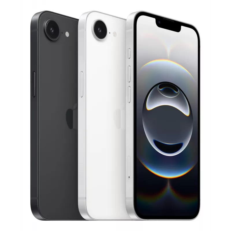 APPLE iPhone 16E - zwart - 128 GB - iOS 18 (MD1Q4ZD/A)