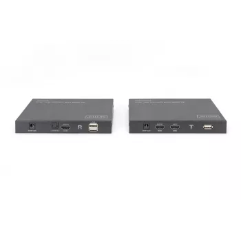 DIGITUS HDMI 2.0 HDMI KVM-extender set – 70 m, USB 1.1, touchpanel-ondersteuning