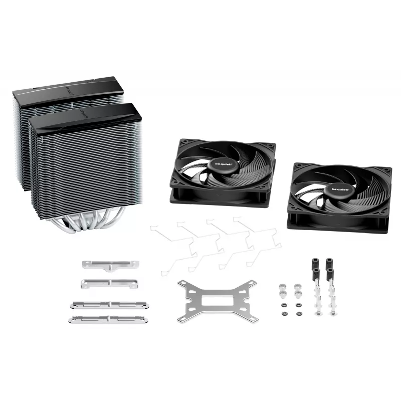 be quiet! Pure Rock Pro 3 processorkoeler lucht 12 cm zilver 1 stuk