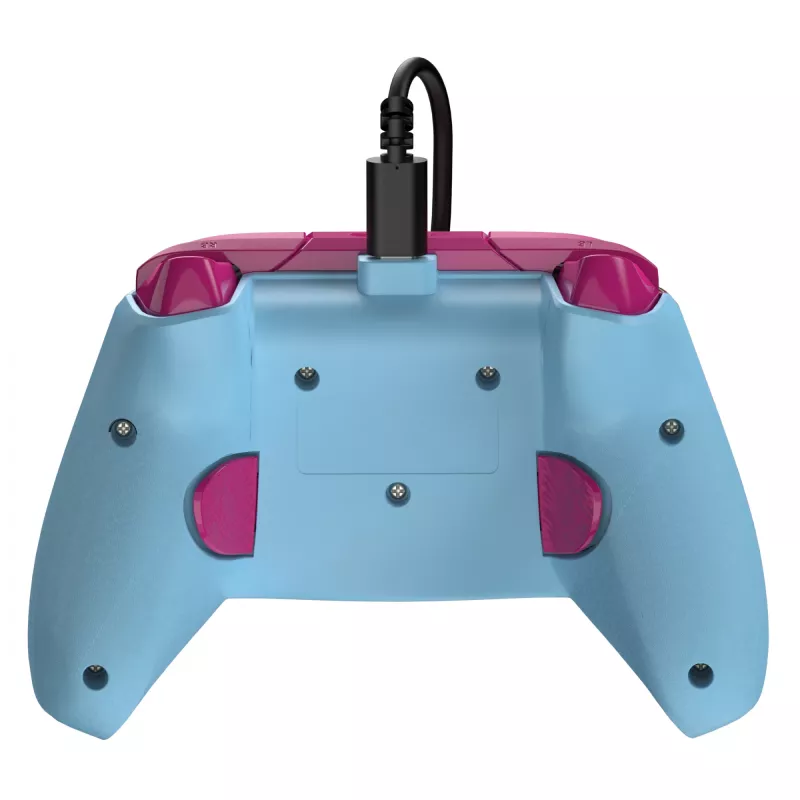 PDP REMATCH GLOW Advanced bedrade controller Android Dreams, oplichtend in het donker, voor Xbox Series X|S, Xbox One, PC, USB-C, 2,43 m kabel, meerkleurig