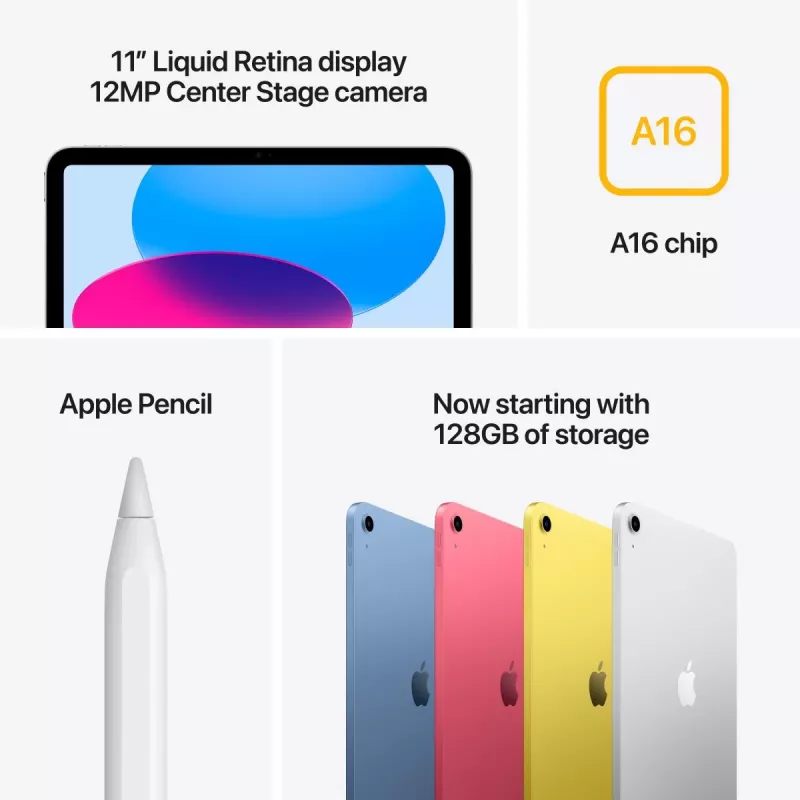 APPLE iPad (2025) - 11 inch - Wi-Fi + Cellular - 512 GB - roze