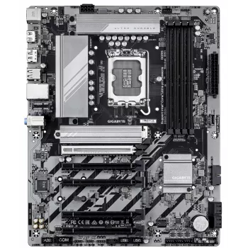 GIGABYTE B860 DS3H moederbord – ondersteunt Intel Core Ultra cpu's, 8+1+2+2 fasen VRM, tot 9066 MHz DDR5, 1x PCIe 5.0 + 1x PCIe 4.0 M.2, 2,5 GbE LAN, USB 3.2 Gen 2x2