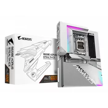Moederbord GIGABYTE B650E AORUS STEALTH ICE, AMD B650E, socket AM5, ATX
