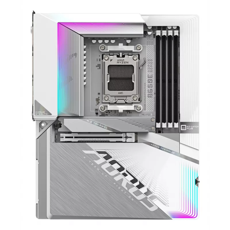 Moederbord GIGABYTE B650E AORUS STEALTH ICE, AMD B650E, socket AM5, ATX
