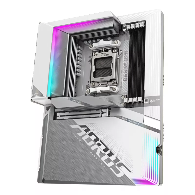 Moederbord GIGABYTE B650E AORUS STEALTH ICE, AMD B650E, socket AM5, ATX