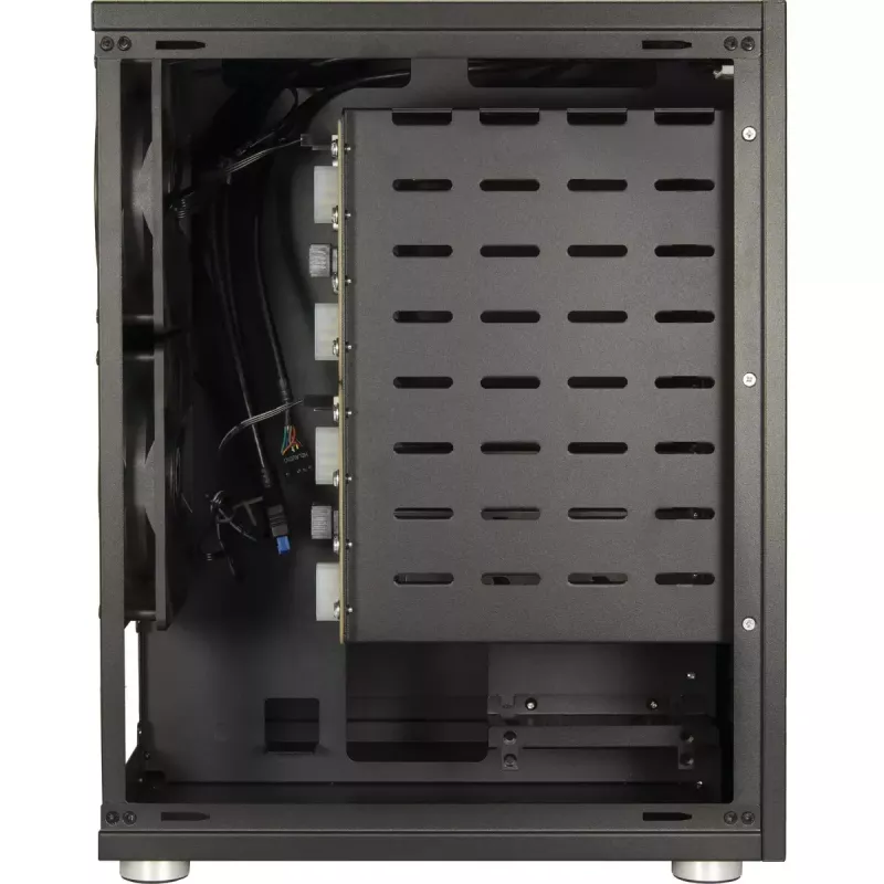 HDD-behuizing Inter-Tech NAS-8 2,5/3,5 inch zwart