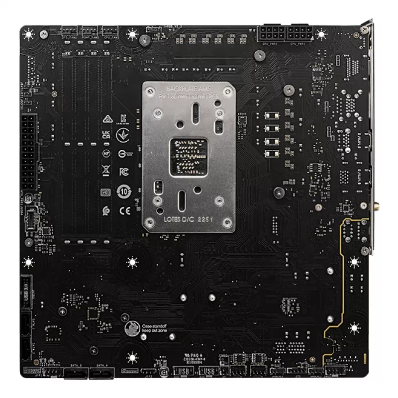 MSI B650M PROJECT ZERO moederbord AMD B650 socket AM5 micro ATX
