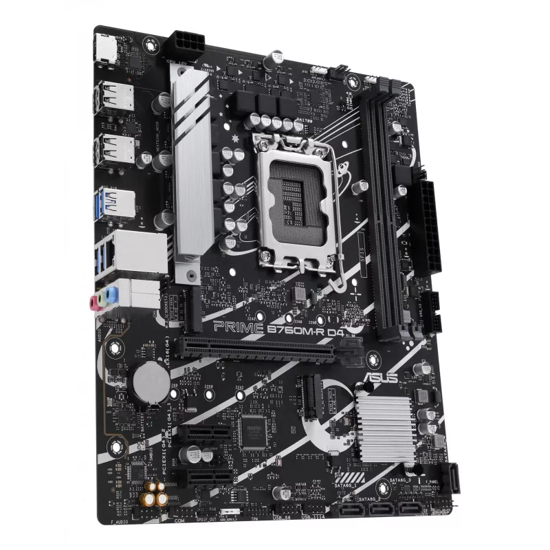 Moederbord ASUS PRIME B760M-R D4 Intel B760 LGA 1700 micro ATX