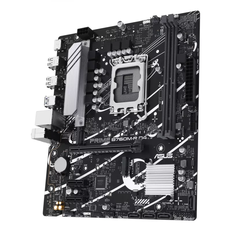 Moederbord ASUS PRIME B760M-R D4 Intel B760 LGA 1700 micro ATX