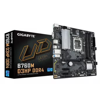 Moederbord GIGABYTE B760M D3HP DDR4, Intel LGA 1700, micro ATX