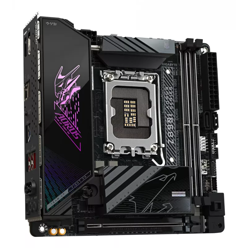 Moederbord GIGABYTE Z890I AORUS ULTRA, Intel-chipset, LGA 1851, Mini ITX