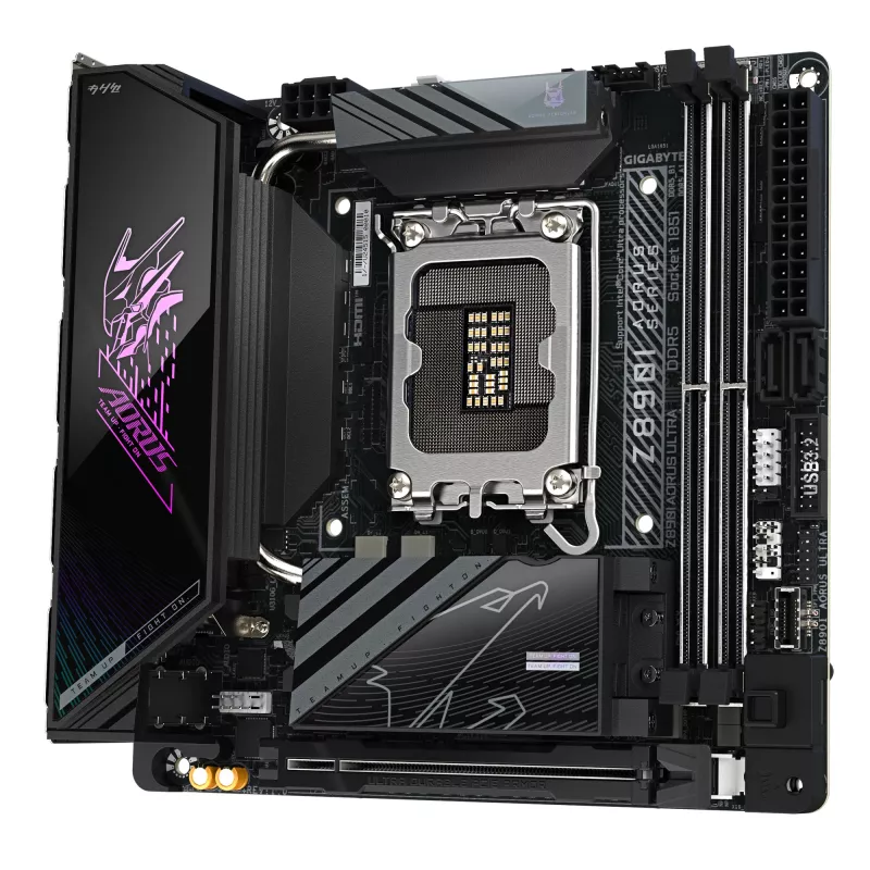 Moederbord GIGABYTE Z890I AORUS ULTRA, Intel-chipset, LGA 1851, Mini ITX