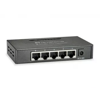 LevelOne GEU-0523 netwerkswitch unmanaged Gigabit Ethernet (10/100/1000) zwart