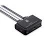 LevelOne 2-poorts USB HDMI-kabel KVM-switch, 1920 x 1200 pixel, zwart, grijs