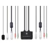 LevelOne 2-poorts USB HDMI-kabel KVM-switch, 1920 x 1200 pixel, zwart, grijs