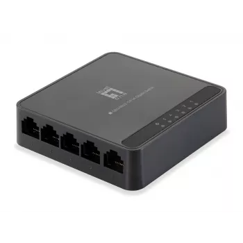LevelOne 5-poorts Gigabit switch, Gigabit Ethernet (10/100/1000), full duplex