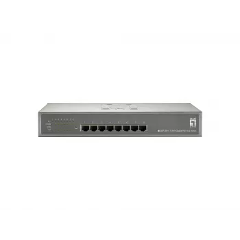 LevelOne 8-poorts Gigabit PoE switch, 802.3at/af PoE, 123,2 W