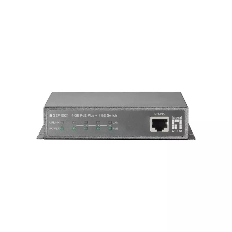 Unmanaged switch LevelOne 5-poorts Gigabit PoE-switch