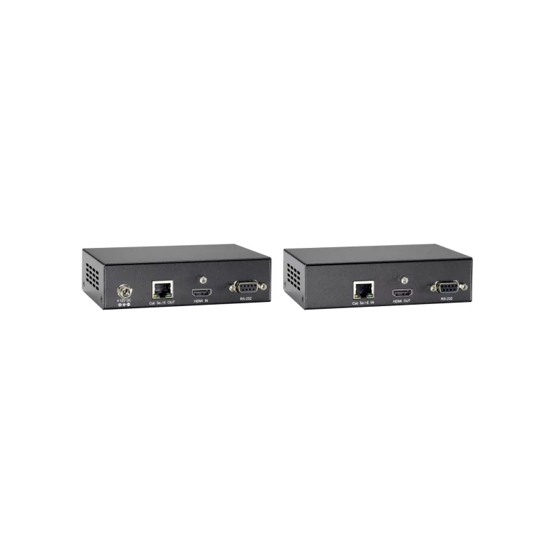LevelOne HDMI over Cat.5 extenderkit, HDBaseT, 100 m, 802.3af PoE