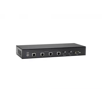LevelOne HDMI over Cat.5 zender, HDBaseT, 100 m, 4 kanaaluitgangen, 802.3af PoE