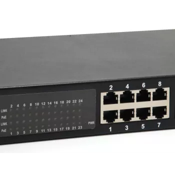 LevelOne 24-poorts Gigabit PoE-switch, 802.3at/af PoE, 630W