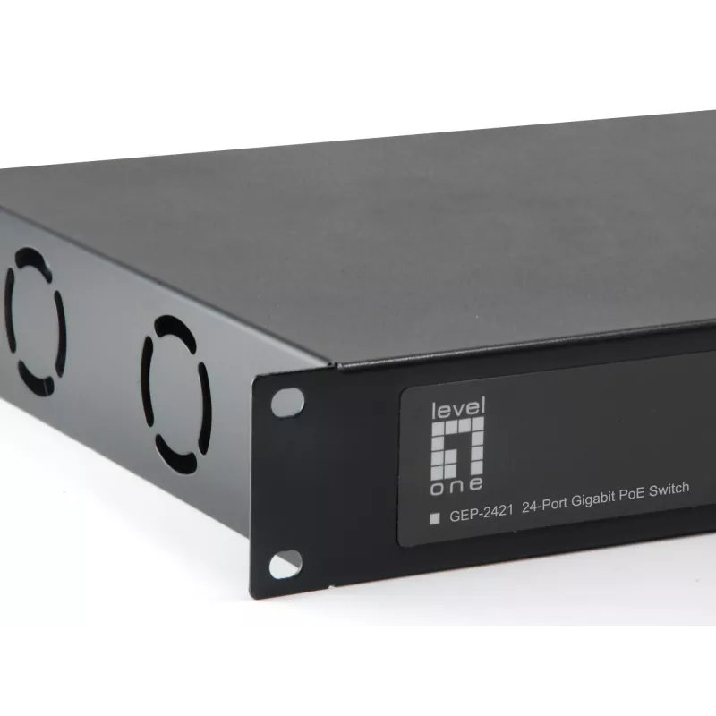 LevelOne 24-poorts Gigabit PoE-switch, 802.3at/af PoE, 630W