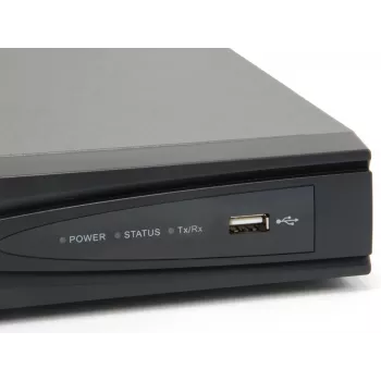 LevelOne GEMINI 4-kanaals PoE netwerkvideorecorder, 4 PoE-uitgangen, H.265