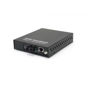 LevelOne RJ45-naar-SC managed Fast Ethernet mediaconverter, multimode vezel