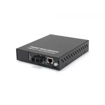 LevelOne RJ45 naar SC managed Gigabit mediaconverter, singlemode vezel, 20 km