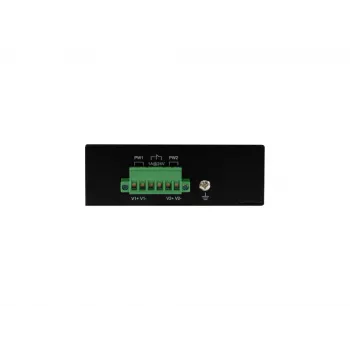 LevelOne 8-poorts Fast Ethernet PoE industriële switch, 4 PoE-uitgangen, 802.3at/af PoE, 126W, -40 °C tot 75 °C