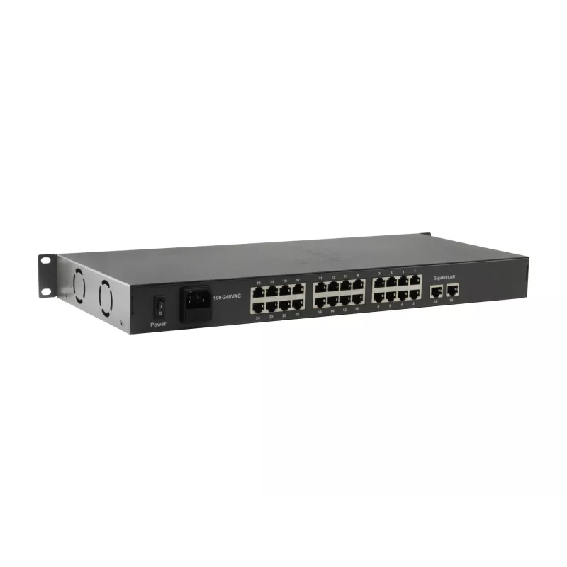 Unmanaged switch LevelOne FGP-2601W150 26-poorts Fast Ethernet PoE