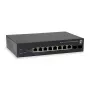 LevelOne 10-poorts web smart Gigabit PoE-switch, 8 PoE-uitgangen, 2 x Gigabit SFP, 70W