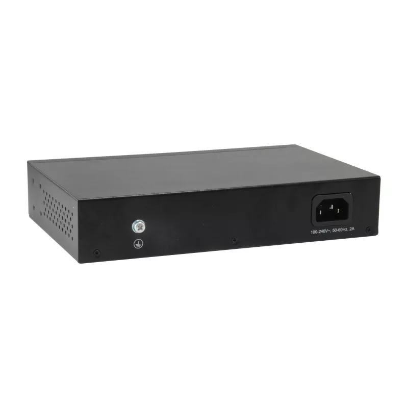 LevelOne 10-poorts web smart Gigabit PoE-switch, 8 PoE-uitgangen, 2 x Gigabit SFP, 70W