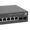LevelOne 10-poorts web smart Gigabit PoE-switch, 8 PoE-uitgangen, 2 x Gigabit SFP, 70W