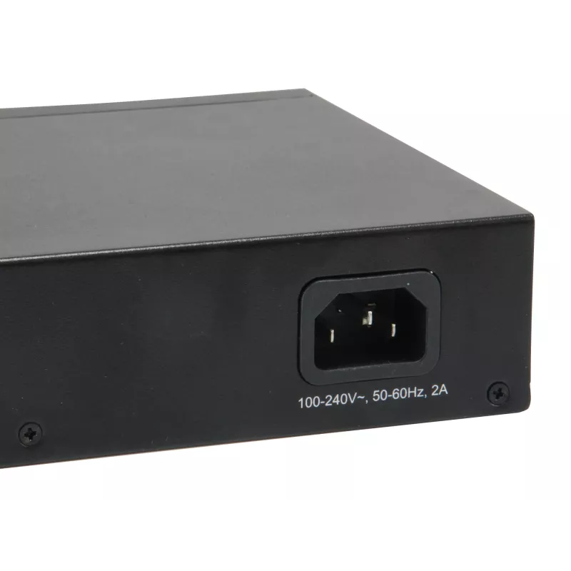 LevelOne 10-poorts web smart Gigabit PoE-switch, 8 PoE-uitgangen, 2 x Gigabit SFP, 70W