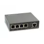 LevelOne 5-poorts Gigabit PoE-switch, 802.3at/af PoE, 4 PoE-uitgangen, 60W