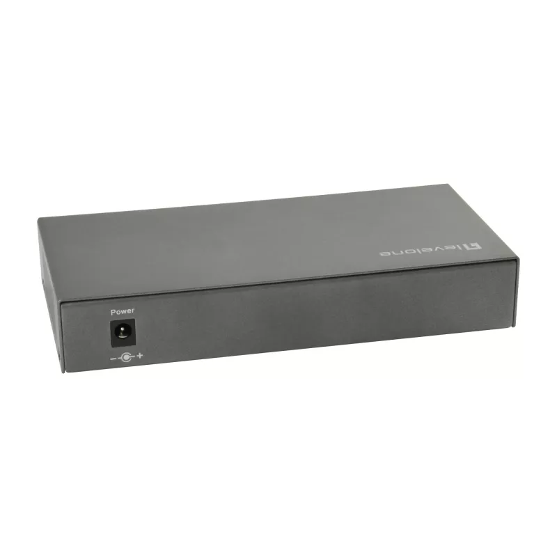 LevelOne 8-poorts Gigabit PoE-switch, 802.3at/af PoE, 120W