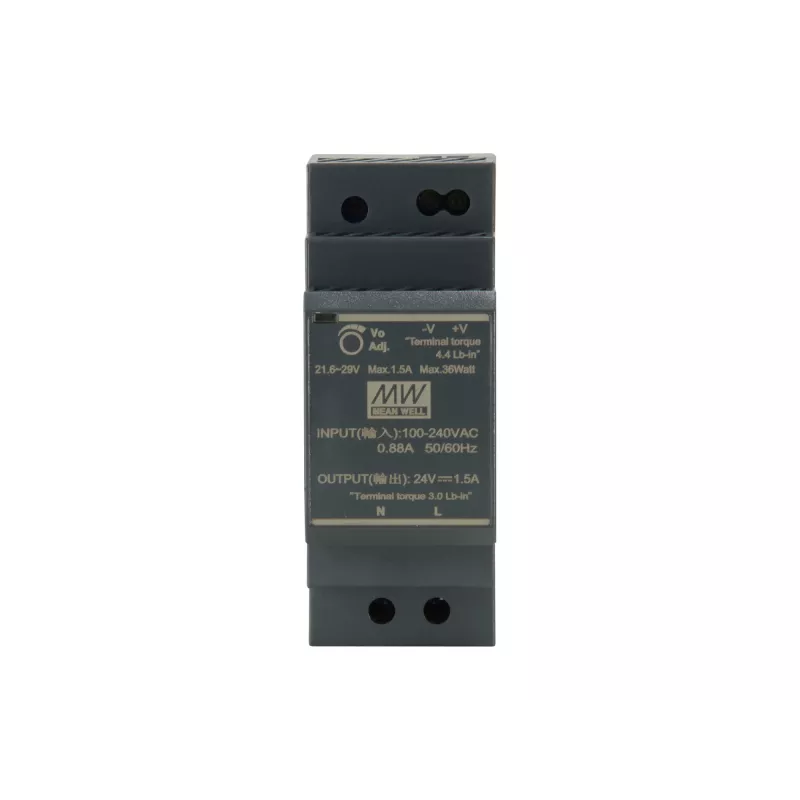 LevelOne 24 V DC industriële voeding, 30 W, DIN-rail