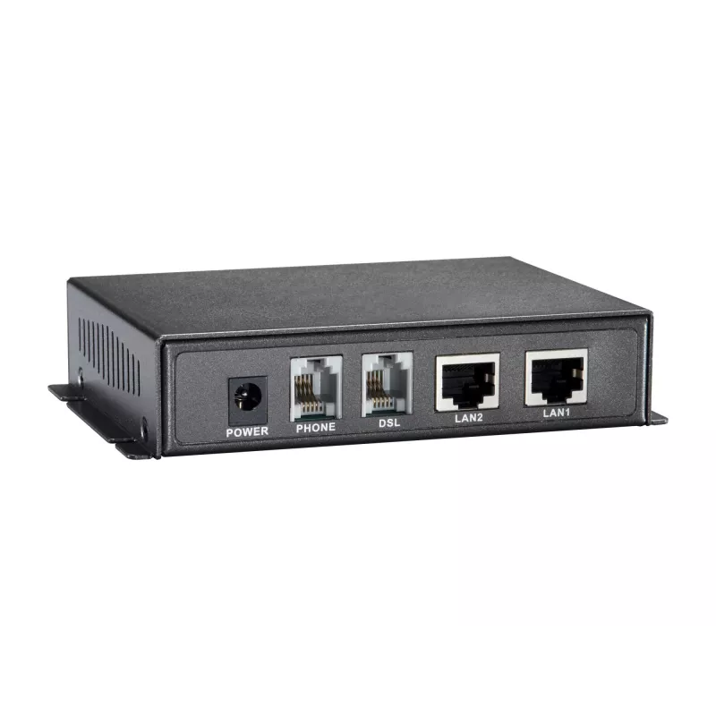 LevelOne VDS-1201 netwerk-mediaconverter 100 Mbit/s zwart
