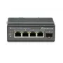 Netwerk-switch LevelOne IGU-0501 Gigabit Ethernet PoE zwart