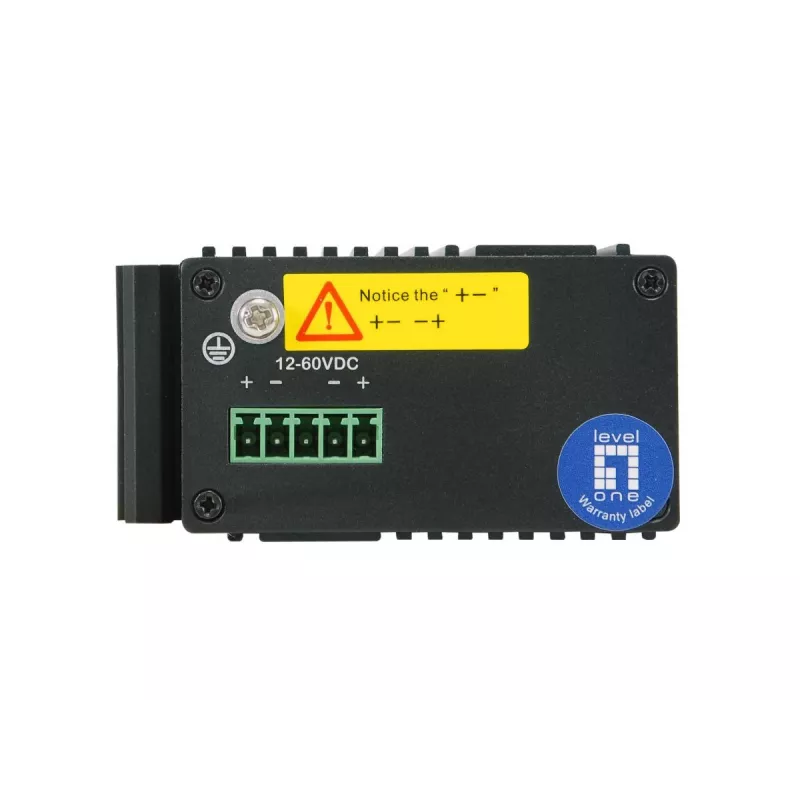 Netwerk-switch LevelOne IGU-0501 Gigabit Ethernet PoE zwart